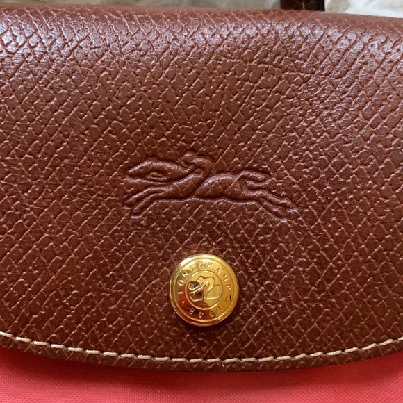 Coral Longchamp Le Pilage Nylon Shoulder Bag - SM - Picture 3 of 9